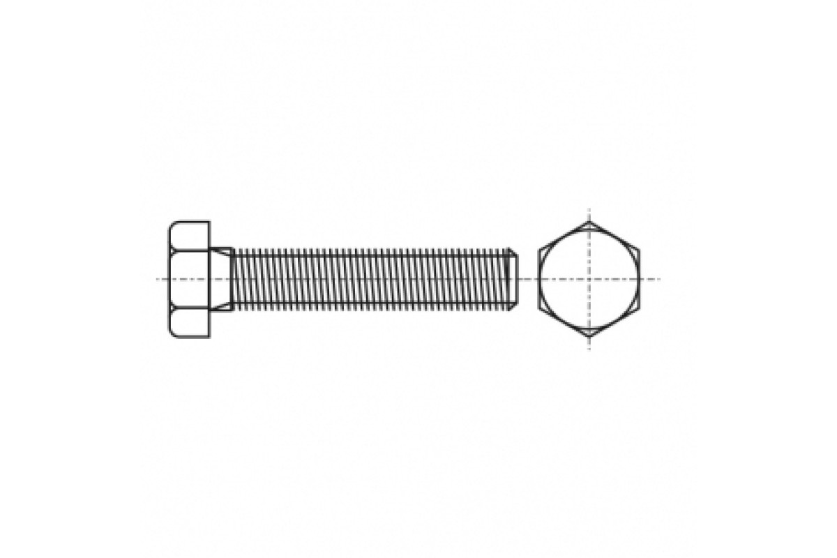 DIN 933 A2-70 Болт з шестигранною головкою і повною різьбою
