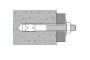 Анкер подовжений для стиснутої зони бетону CE7 GBK цинк G&B