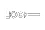 Спецболт 1199-O 8,8 із потайною овальною головкою та квадратним підголовником
