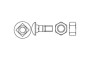Спецболт 1199-G 10,9 напівкругла головка та квадратний підголовник
