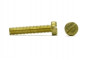 DIN 84 4,8 цинк желтый Винт с полукруглой головкой и прямым шлицем