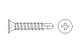 DIN 7504-Wr цинк Саморіз з потайною головкою і буром віконний з насічками